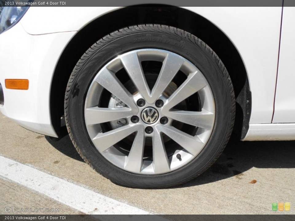 2013 Volkswagen Golf 4 Door TDI Wheel and Tire Photo #68494384