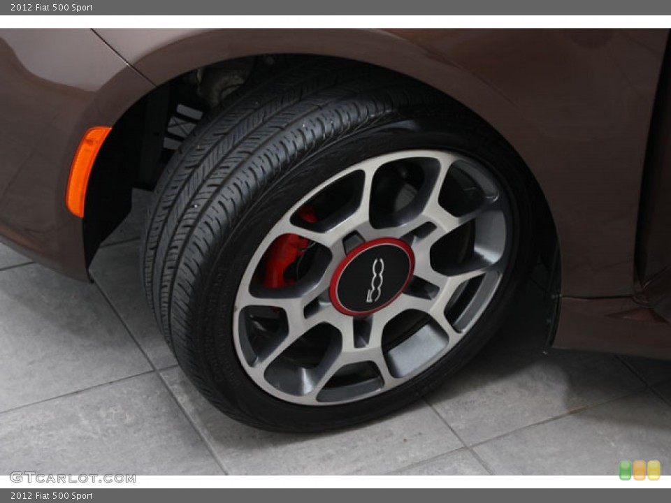 2012 Fiat 500 Sport Wheel and Tire Photo #68499667