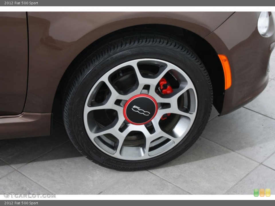 2012 Fiat 500 Sport Wheel and Tire Photo #68499691