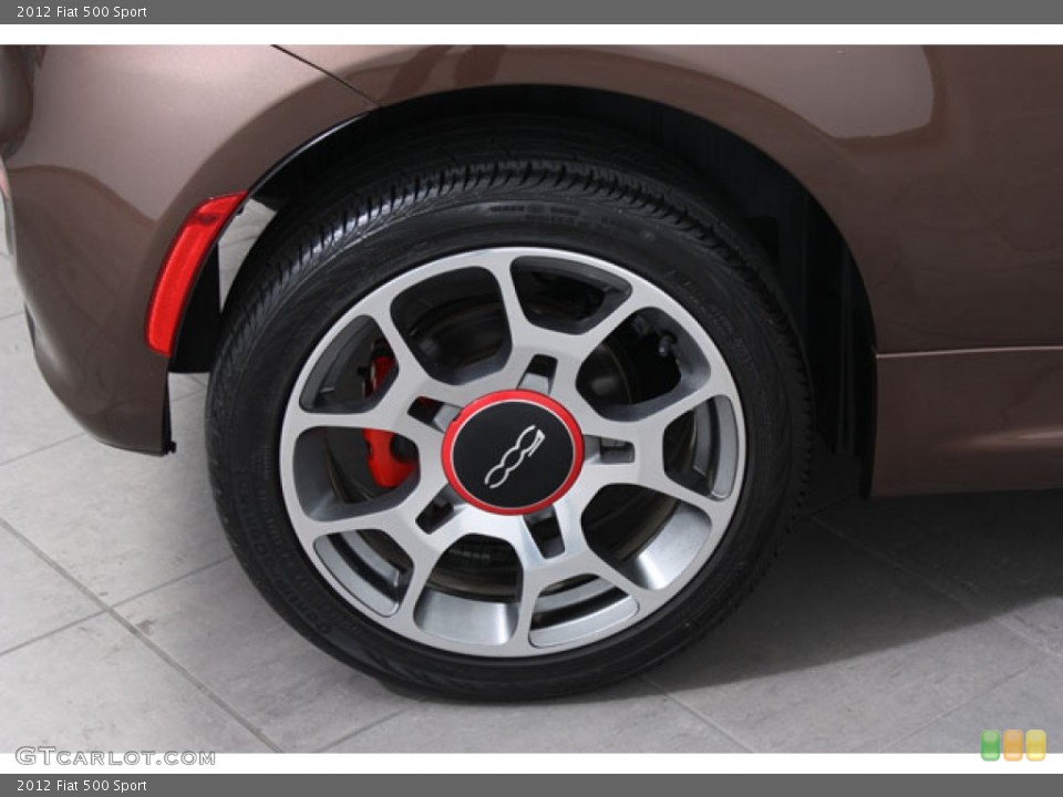 2012 Fiat 500 Sport Wheel and Tire Photo #68499710