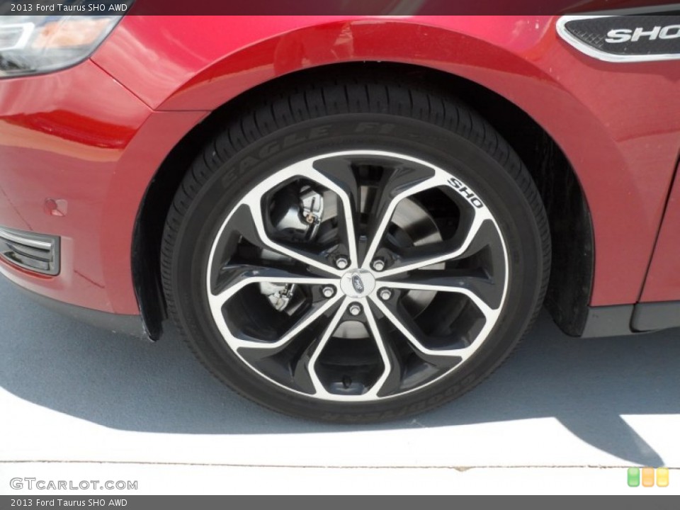 2013 Ford Taurus SHO AWD Wheel and Tire Photo #68500612