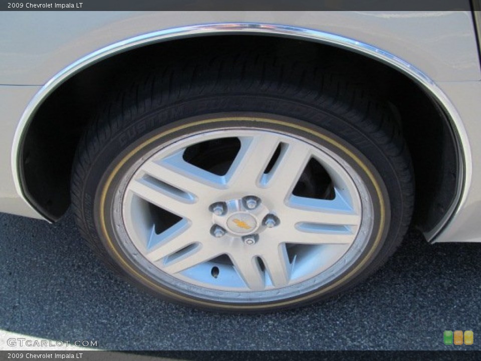 2009 Chevrolet Impala LT Wheel and Tire Photo #68501004