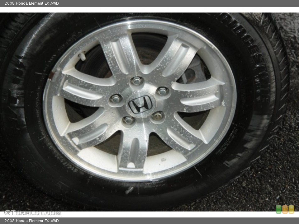 2008 Honda Element EX AWD Wheel and Tire Photo #68508928