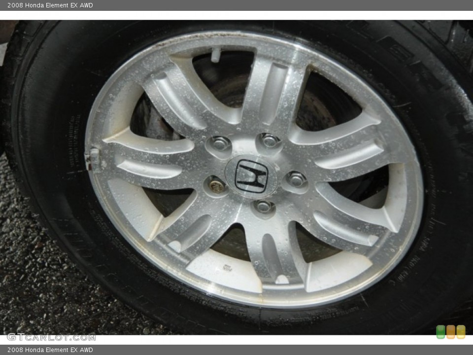 2008 Honda Element EX AWD Wheel and Tire Photo #68508937