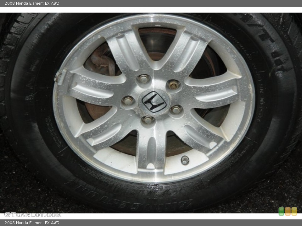 2008 Honda Element EX AWD Wheel and Tire Photo #68508946
