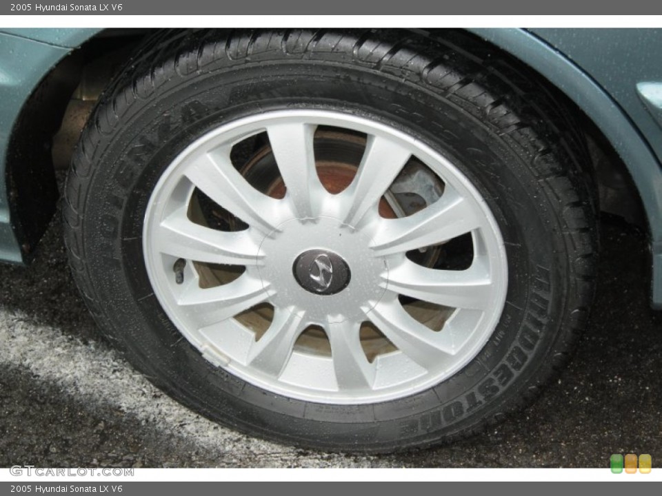 2005 Hyundai Sonata LX V6 Wheel and Tire Photo #68509443
