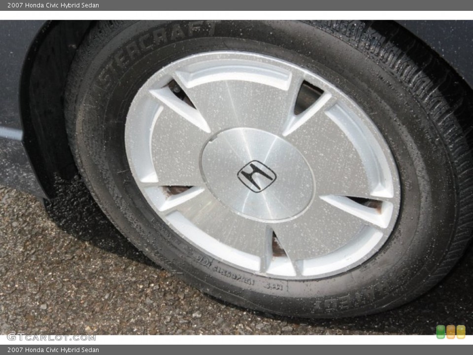2007 Honda Civic Hybrid Sedan Wheel and Tire Photo #68510929