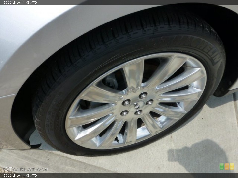 2011 Lincoln MKS AWD Wheel and Tire Photo #68526727