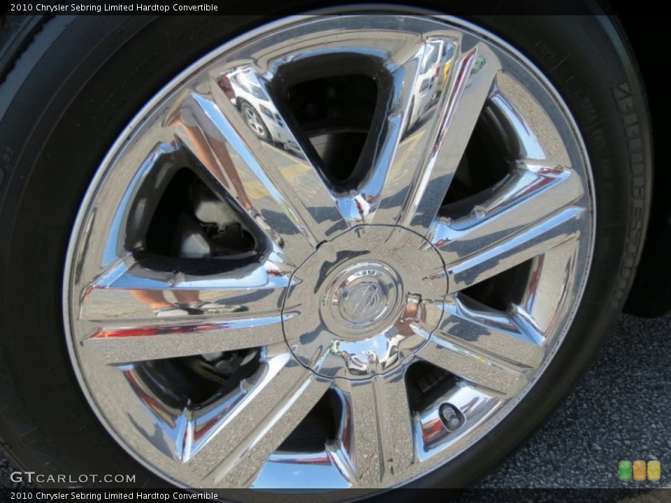 2010 Chrysler Sebring Limited Hardtop Convertible Wheel and Tire Photo #68528515