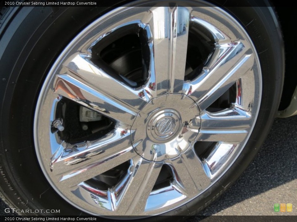 2010 Chrysler Sebring Limited Hardtop Convertible Wheel and Tire Photo #68528593