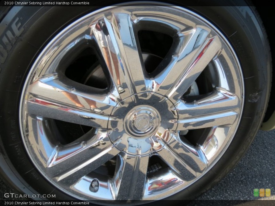 2010 Chrysler Sebring Limited Hardtop Convertible Wheel and Tire Photo #68528626
