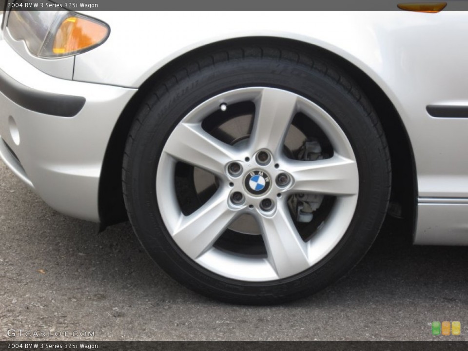 2004 BMW 3 Series 325i Wagon Wheel and Tire Photo #68532256