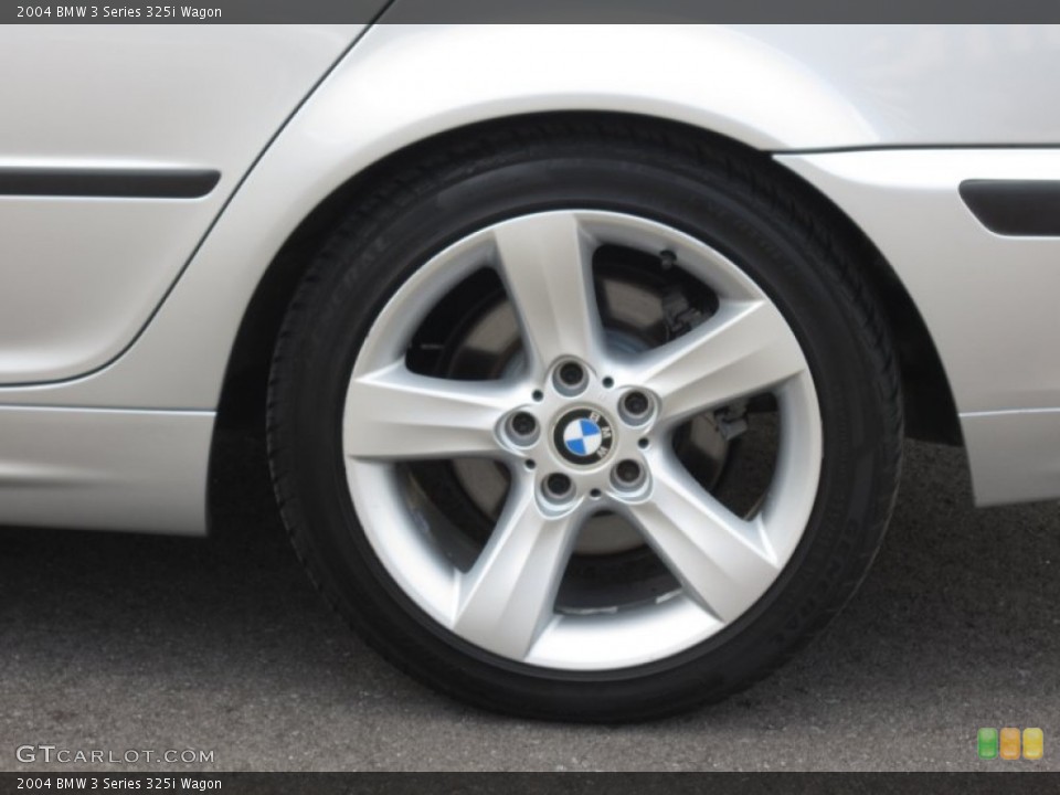 2004 BMW 3 Series 325i Wagon Wheel and Tire Photo #68532263