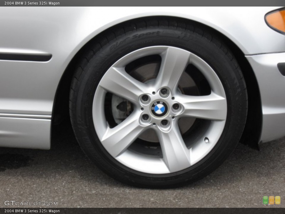 2004 BMW 3 Series 325i Wagon Wheel and Tire Photo #68532283