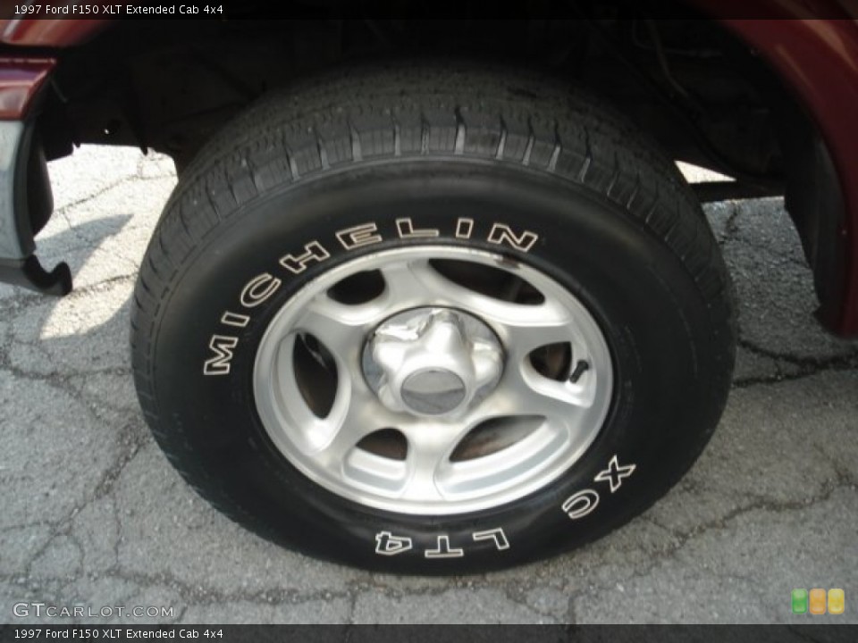 1997 Ford F150 XLT Extended Cab 4x4 Wheel and Tire Photo #68532547