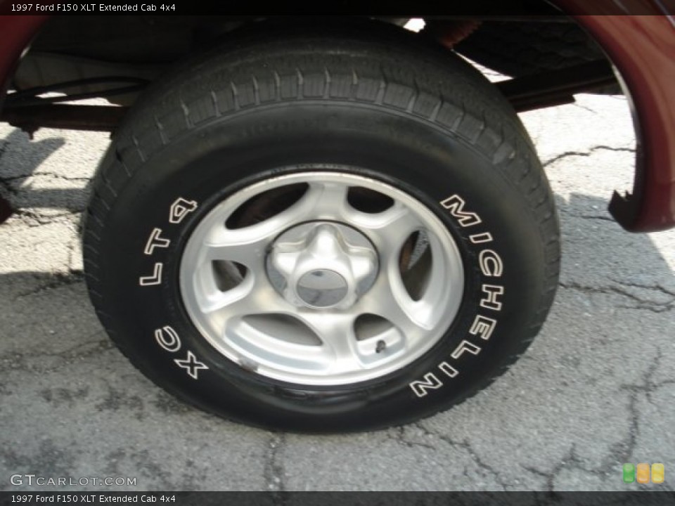 1997 Ford F150 XLT Extended Cab 4x4 Wheel and Tire Photo #68532556