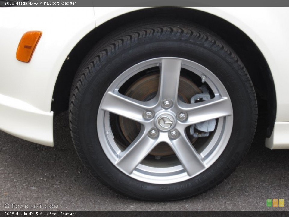 2008 Mazda MX-5 Miata Sport Roadster Wheel and Tire Photo #68533732