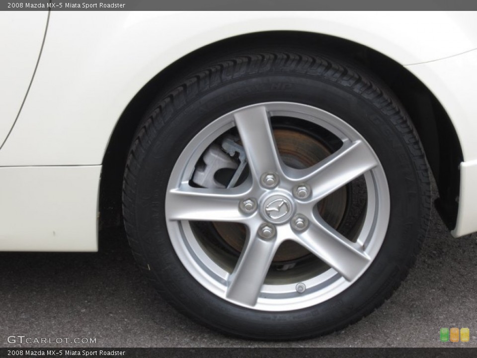 2008 Mazda MX-5 Miata Sport Roadster Wheel and Tire Photo #68533740