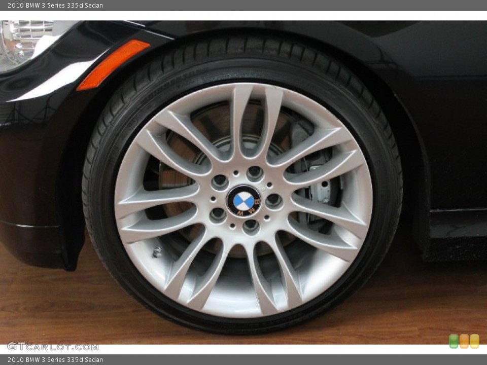 2010 BMW 3 Series 335d Sedan Wheel and Tire Photo #68536765