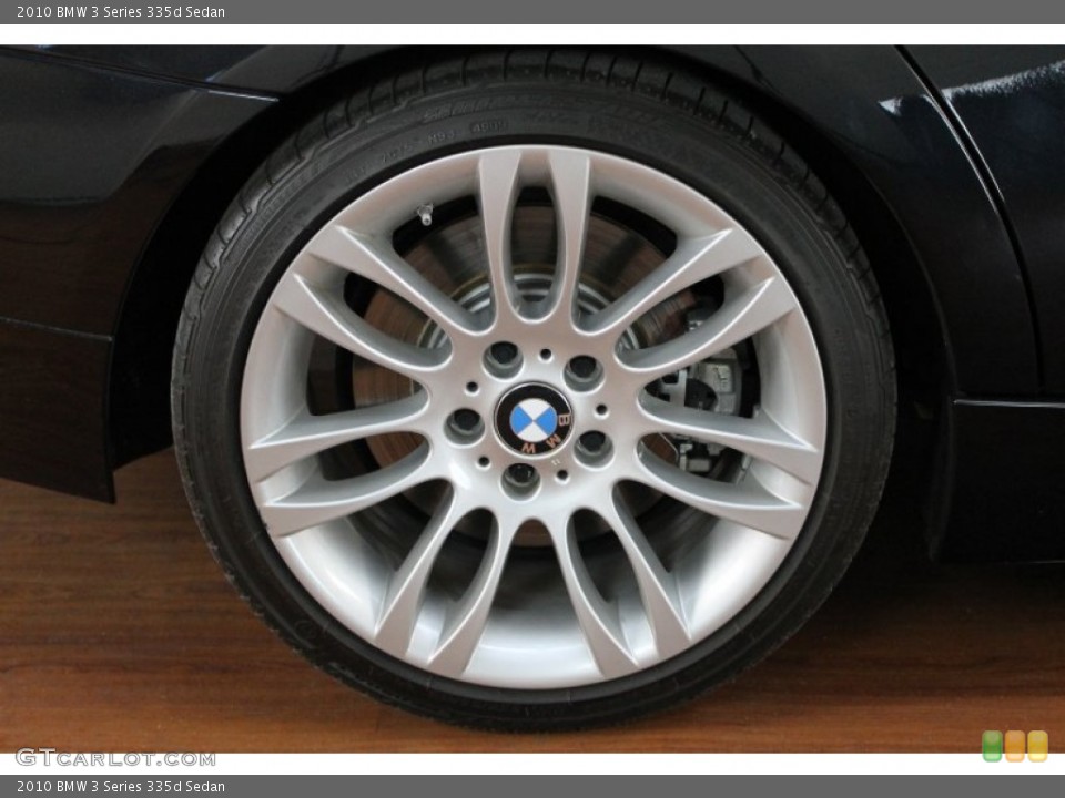 2010 BMW 3 Series 335d Sedan Wheel and Tire Photo #68536870