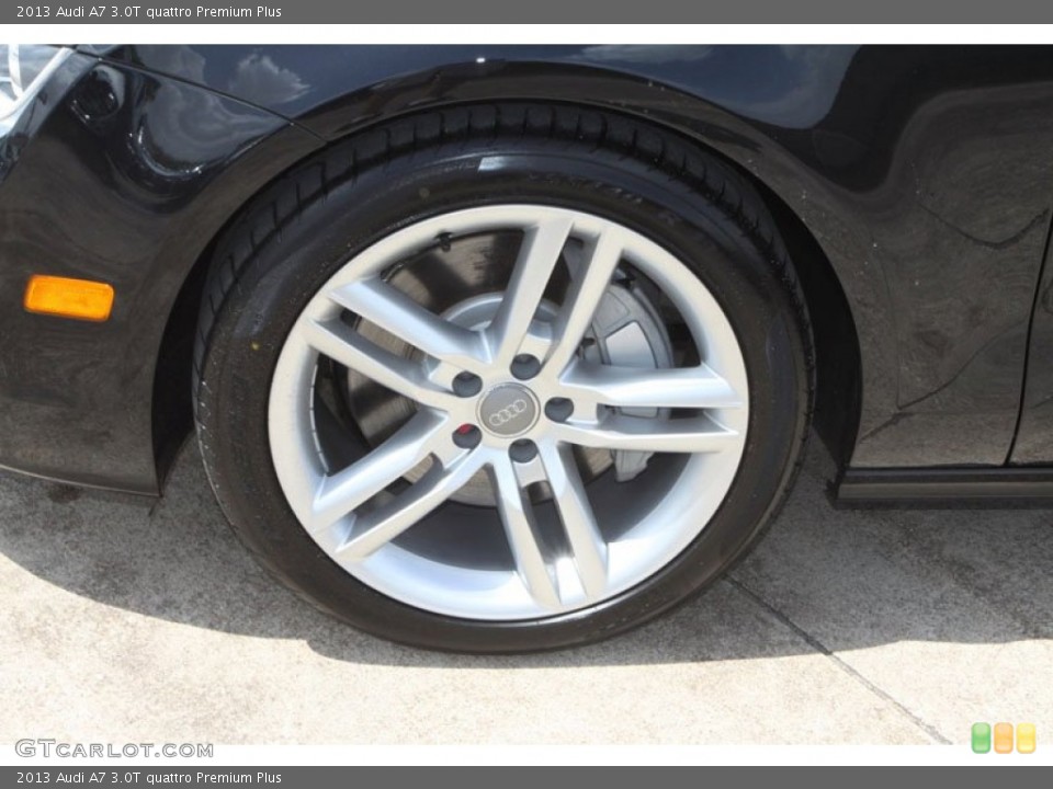 2013 Audi A7 3.0T quattro Premium Plus Wheel and Tire Photo #68539280