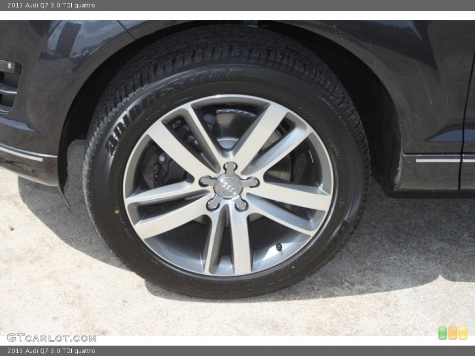 2013 Audi Q7 3.0 TDI quattro Wheel and Tire Photo #68541379