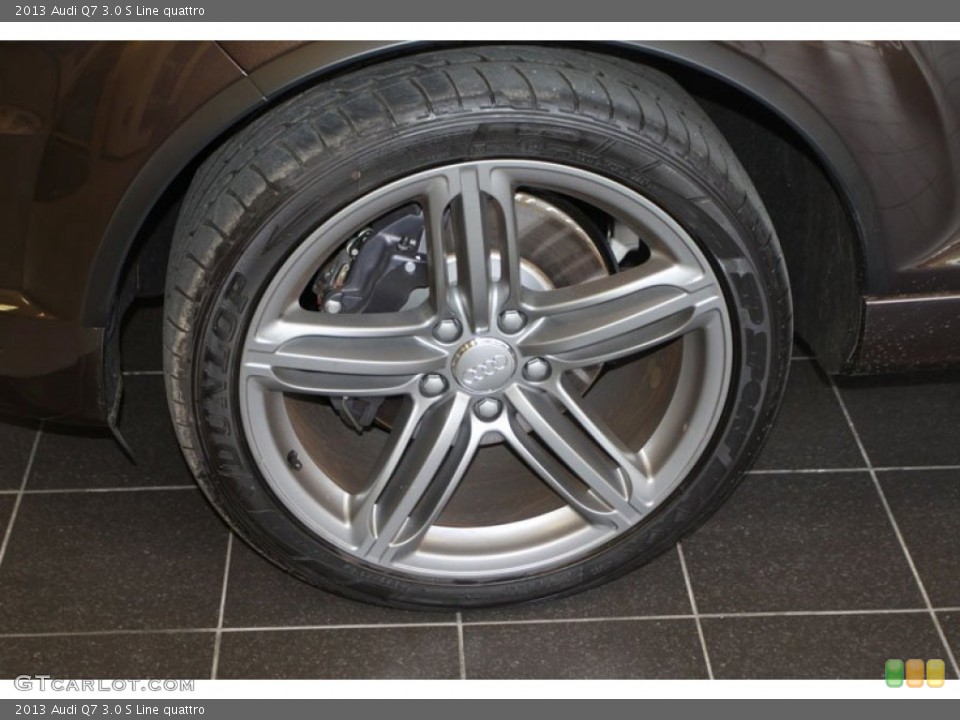 2013 Audi Q7 3.0 S Line quattro Wheel and Tire Photo #68541574