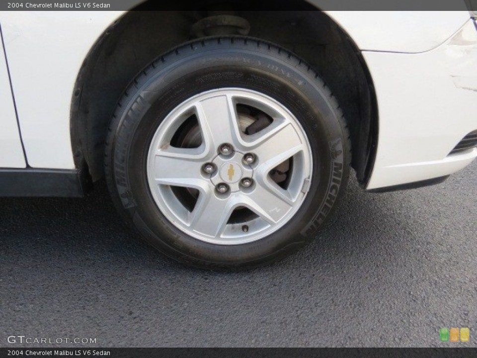 2004 Chevrolet Malibu LS V6 Sedan Wheel and Tire Photo #68542255