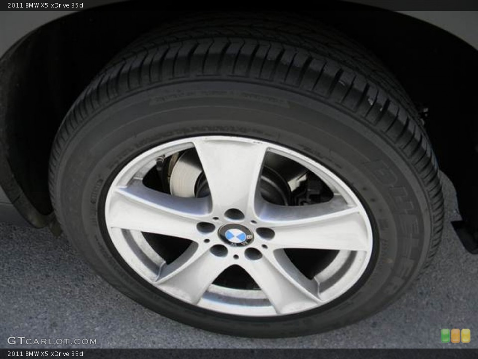 2011 BMW X5 xDrive 35d Wheel and Tire Photo #68542741