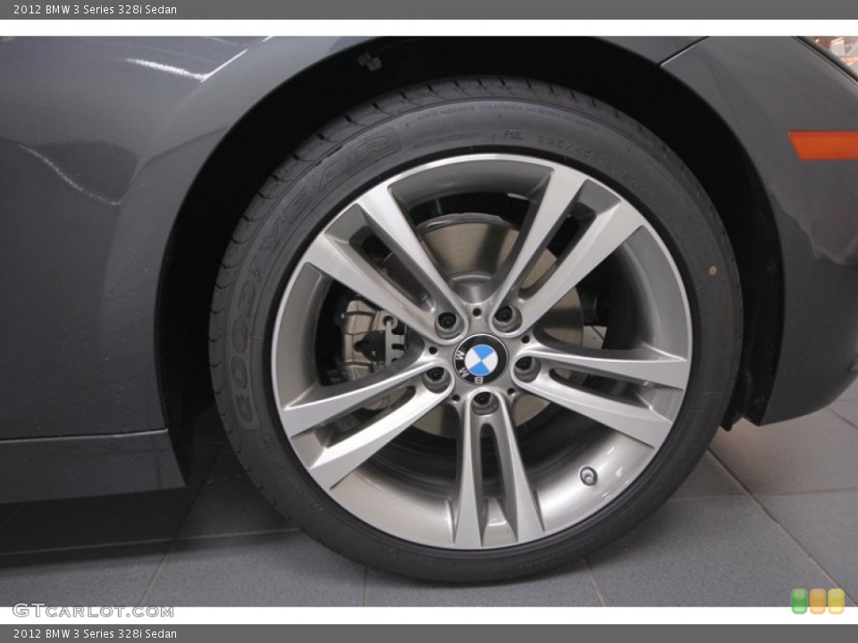 2012 BMW 3 Series 328i Sedan Wheel and Tire Photo #68545621