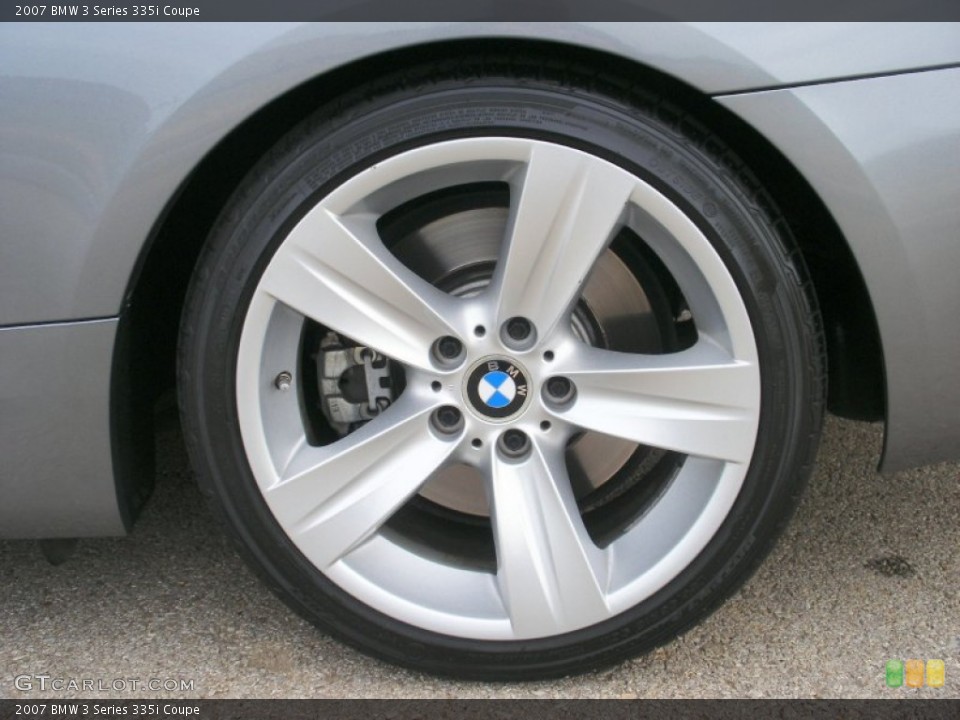 2007 BMW 3 Series 335i Coupe Wheel and Tire Photo #68549545