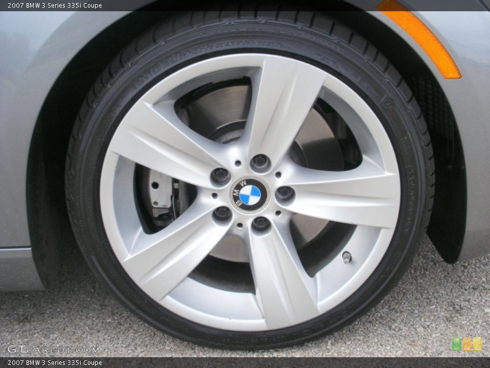 2007 BMW 3 Series 335i Coupe Wheel and Tire Photo #68549554