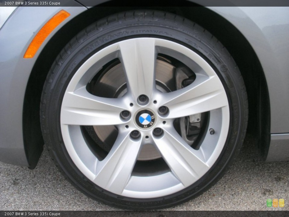 2007 BMW 3 Series 335i Coupe Wheel and Tire Photo #68549563