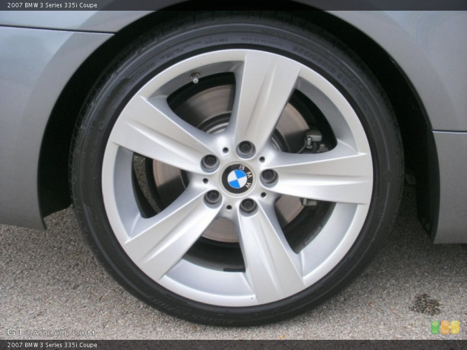 2007 BMW 3 Series 335i Coupe Wheel and Tire Photo #68549572