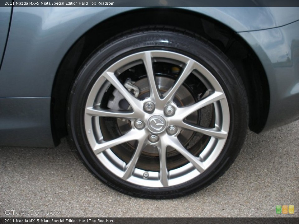 2011 Mazda MX-5 Miata Special Edition Hard Top Roadster Wheel and Tire Photo #68550032