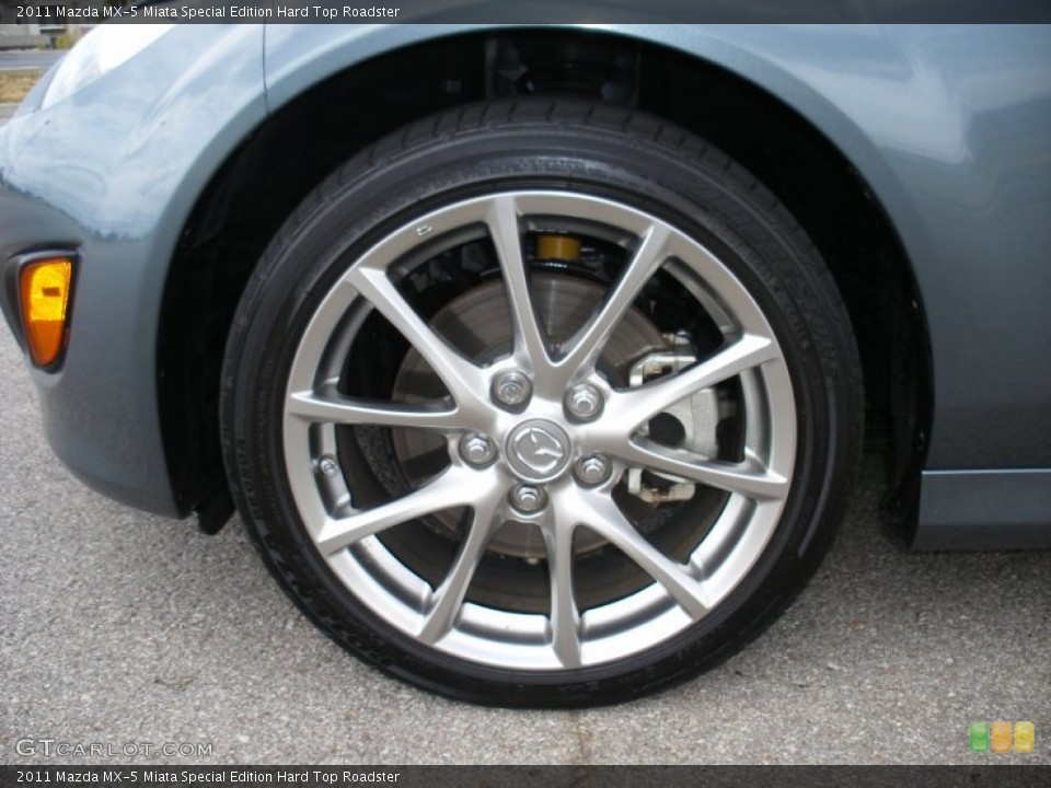 2011 Mazda MX-5 Miata Special Edition Hard Top Roadster Wheel and Tire Photo #68550040