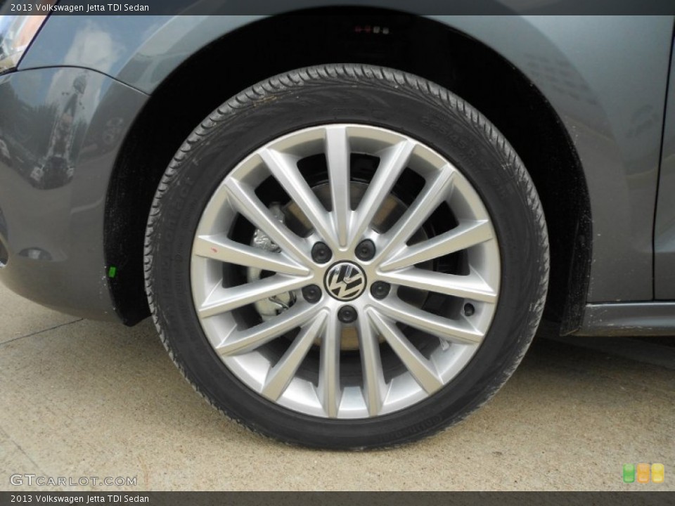 2013 Volkswagen Jetta TDI Sedan Wheel and Tire Photo #68552824