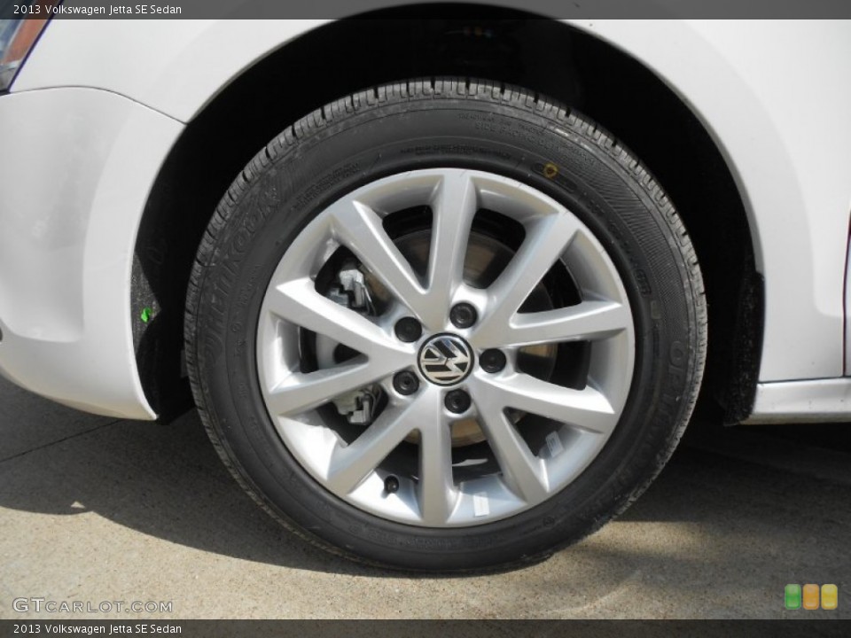 2013 Volkswagen Jetta SE Sedan Wheel and Tire Photo #68553061