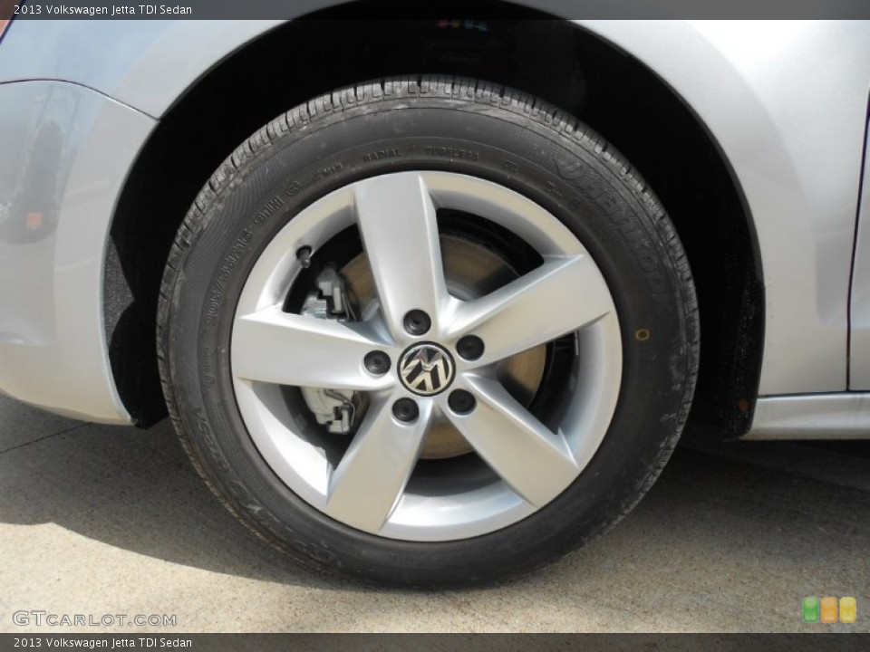 2013 Volkswagen Jetta TDI Sedan Wheel and Tire Photo #68553463