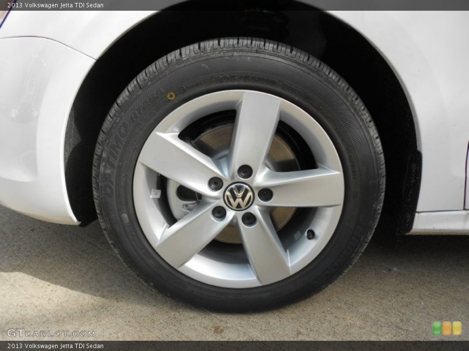 2013 Volkswagen Jetta TDI Sedan Wheel and Tire Photo #68553669