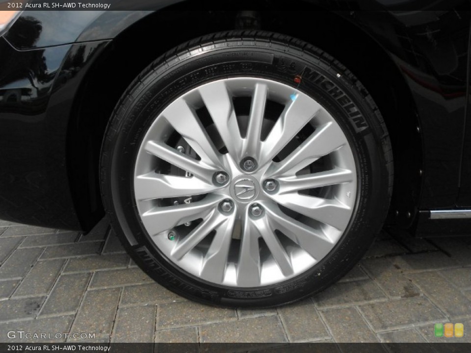 2012 Acura RL SH-AWD Technology Wheel and Tire Photo #68558843
