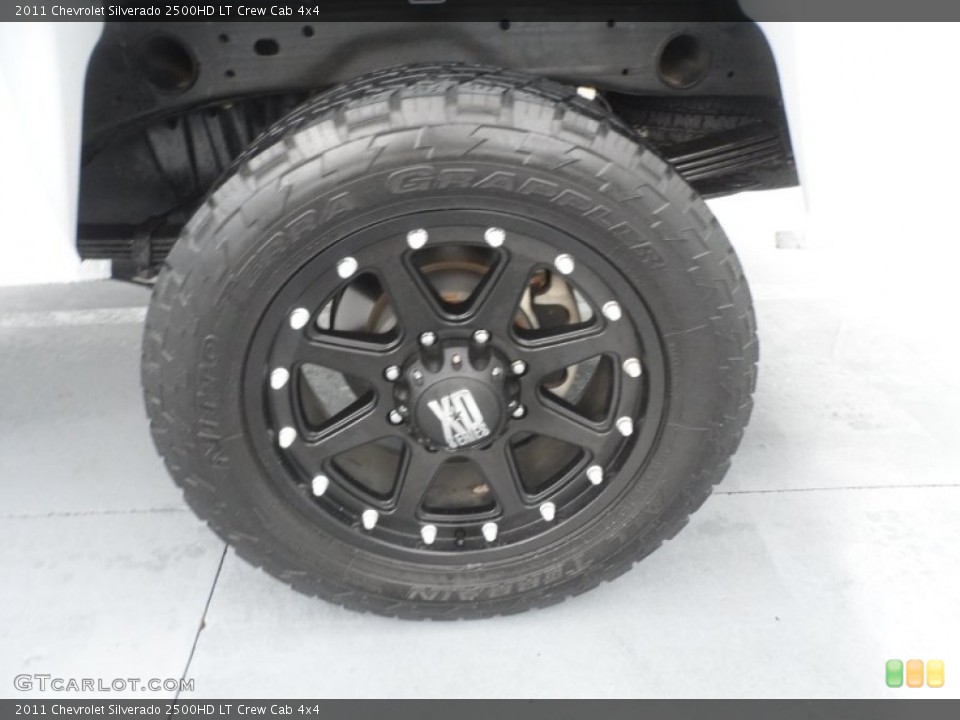 2011 Chevrolet Silverado 2500HD Custom Wheel and Tire Photo #68569354