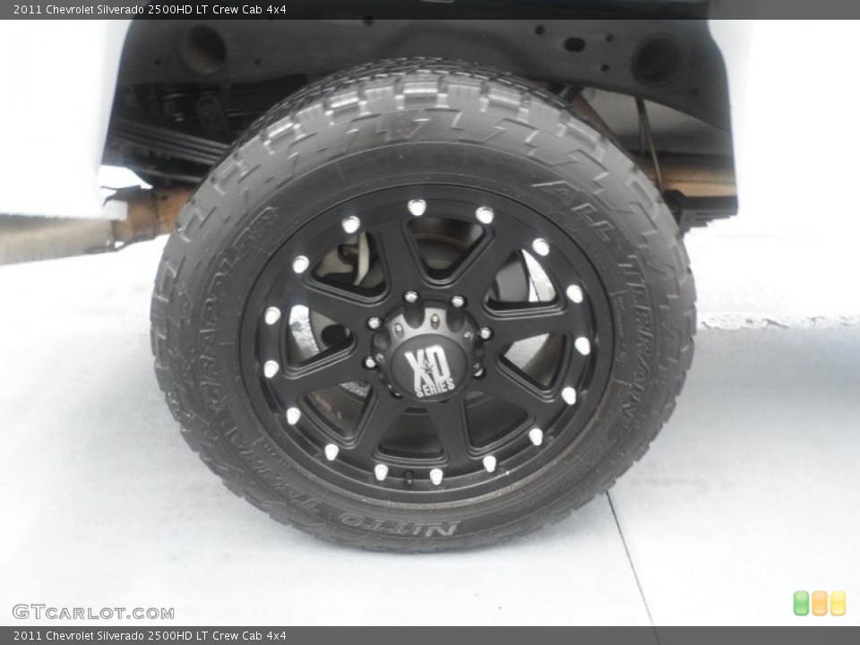 2011 Chevrolet Silverado 2500HD Custom Wheel and Tire Photo #68569360