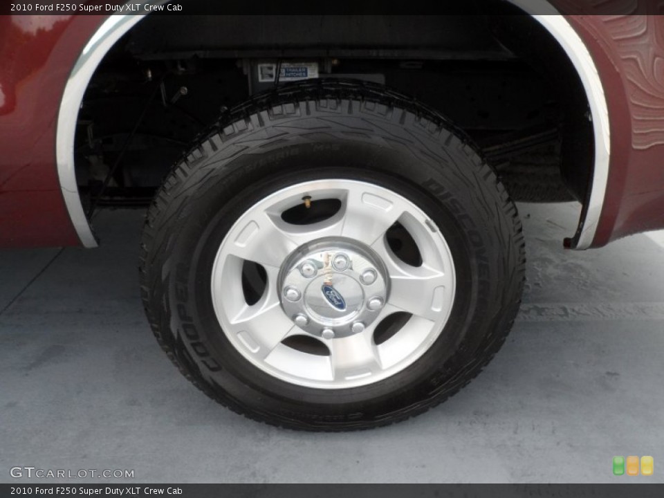 2010 Ford F250 Super Duty XLT Crew Cab Wheel and Tire Photo #68569858