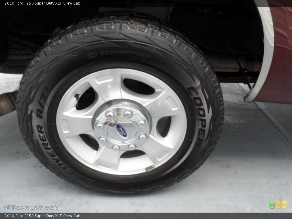 2010 Ford F250 Super Duty XLT Crew Cab Wheel and Tire Photo #68569864