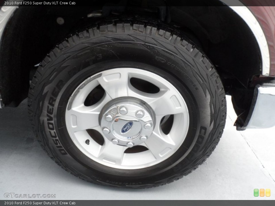 2010 Ford F250 Super Duty XLT Crew Cab Wheel and Tire Photo #68569870