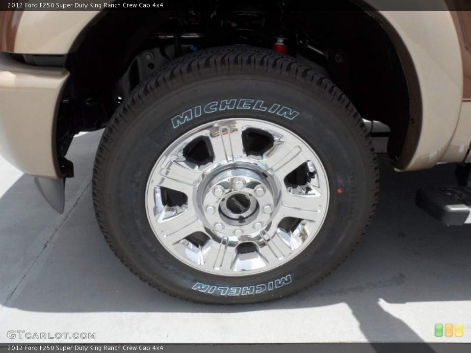 2012 Ford F250 Super Duty King Ranch Crew Cab 4x4 Wheel and Tire Photo #68572018