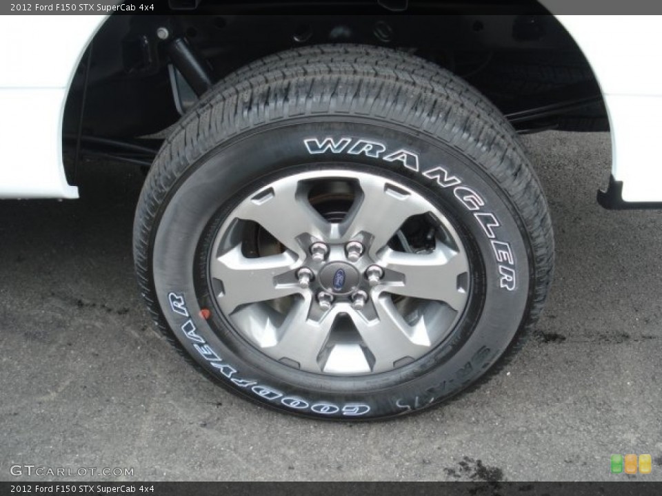 2012 Ford F150 STX SuperCab 4x4 Wheel and Tire Photo #68576986
