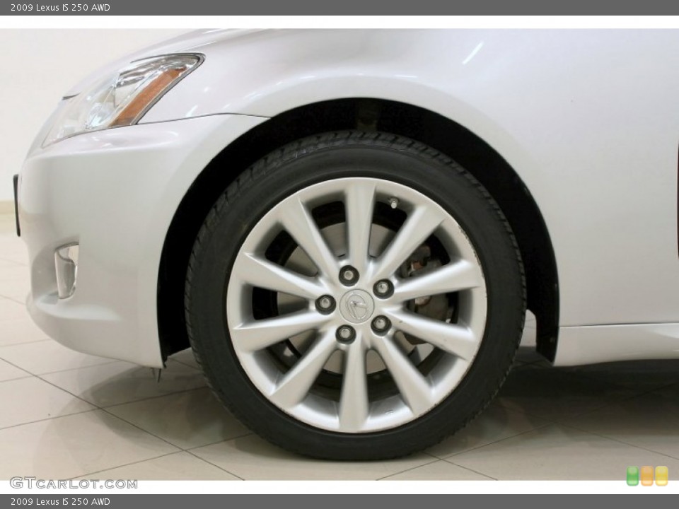 2009 Lexus IS 250 AWD Wheel and Tire Photo #68577028
