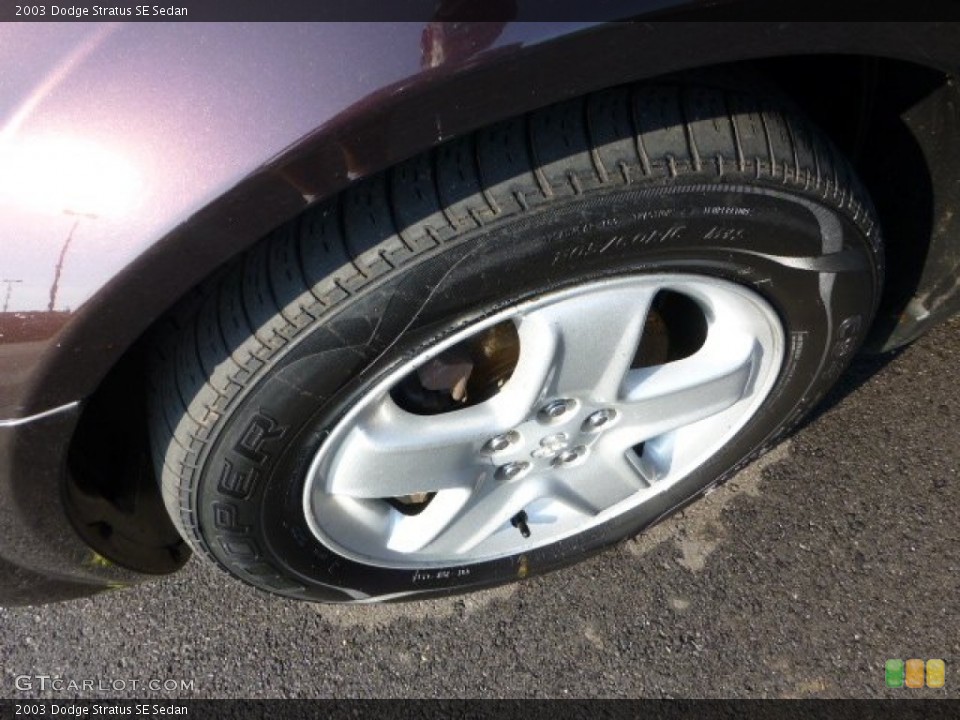 2003 Dodge Stratus SE Sedan Wheel and Tire Photo #68578033